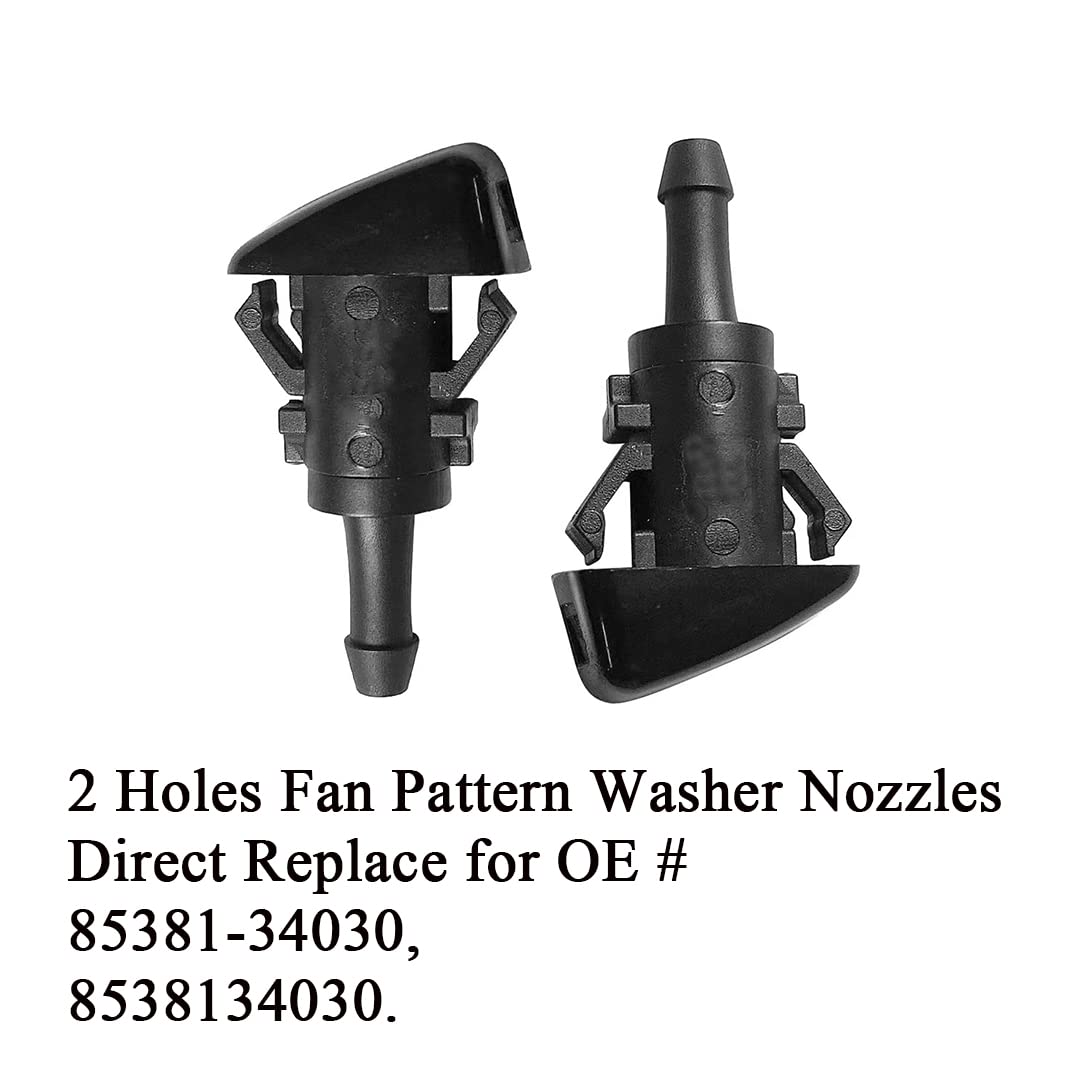 Amazon.com: 85381-34030 Premium Wiper Washer Nozzles Fit for